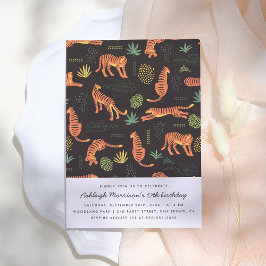 ボモダンタニカルタイガー誕生日パーティー 招待状