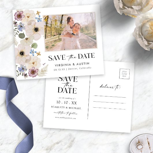 ボモダンタニカルフローラ写真保存日時 ポストカード