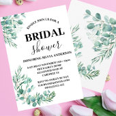 ボモダンタニカルユーカリプトゥスボホブライダルシャワー 招待状