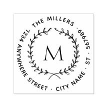 ボモダンタニカルリースファミリー名差出人住所