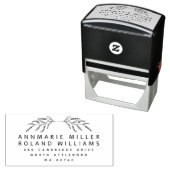 ボモダンタニカル姓差出人住所 セルフインキングスタンプ (インサイチュ)