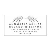 ボモダンタニカル姓差出人住所 セルフインキングスタンプ (デザイン)