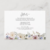 ボモダンタニカル結婚フローラ詳細 エンクロージャーカード (正面)