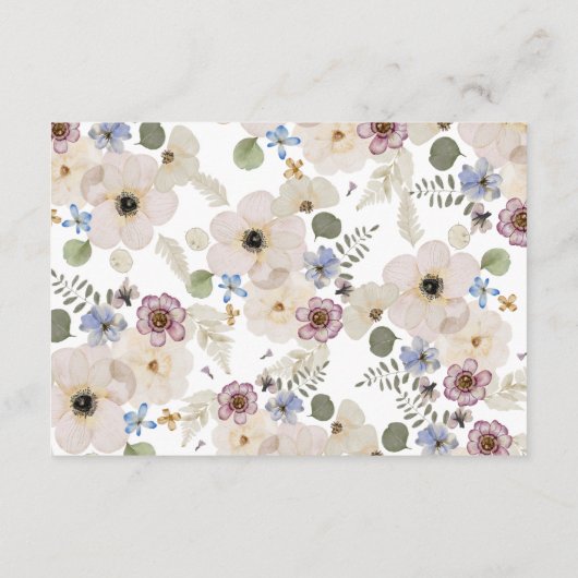 ボモダンタニカル結婚フローラ詳細 エンクロージャーカード (裏面)