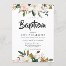 ボモダンタニカル赤面&ホワイトフローラバプテスマ