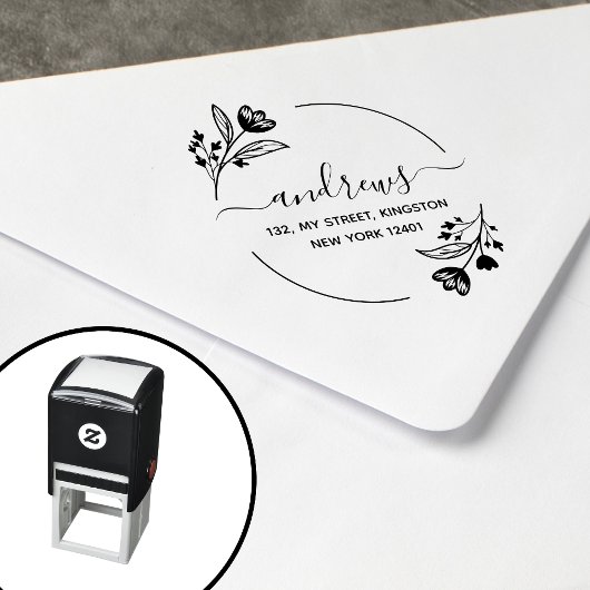 ボモダンタニカル離れフローラ セルフインキングスタンプ