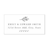 ボモダンタニ結婚カル差出人住所 ラバースタンプ (インプリント)