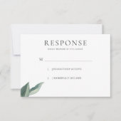 ボモダンタニ葉ック結婚ス反応 出欠カード (正面)