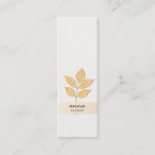 ボモダンタン離れグエレガントラスシンプルト スキニー名刺 (正面)