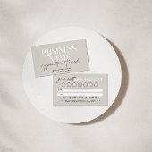 ボモダンホアポイントメントリマインダーカード 名刺