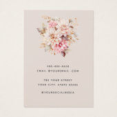 ボモダンホエレガントフローライヤリング表示カード (裏面)