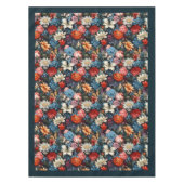 ボモダンホカラフル野花と蝶 テーブルクロス (正面)