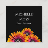 ボモダンホデイジートレンディーフローラ スクエア名刺 (正面)