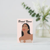 ボモダンホトレンディー女性イヤリングディスプレイ 名刺 (スタンド正面)