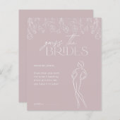 ボモダンホフローラブライダルシャワーゲーム (正面/裏面)