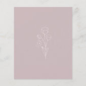 ボモダンホフローラブライダルシャワービンゴゲーム (裏面)