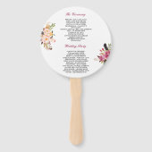 ボモダンホフローラリース結婚式 プログラム ハンドファン (裏面)