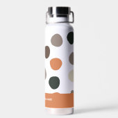 ボモダンホ抽象芸術水玉模様 ウォーターボトル (背面)