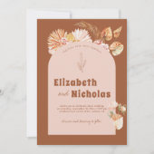 ボモダンホ砂漠|テラコッタ 招待状 (正面)