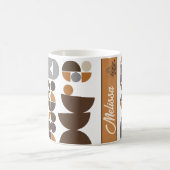 ボモノグラムのホスタイルカラフル幾何学模様 コーヒーマグカップ (中央)