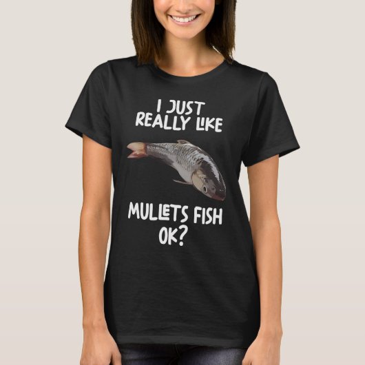 ボラが好きなだけです Tシャツ (正面)