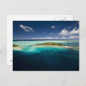 ボラの美しいラグーンにパラセーリング3 ポストカード (正面/裏面)