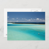 ボラの美しいラグーンにパラセーリング4 ポストカード (正面/裏面)