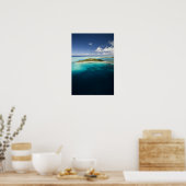 ボラの美しいラグーンにパラセーリング ポスター (キッチン)