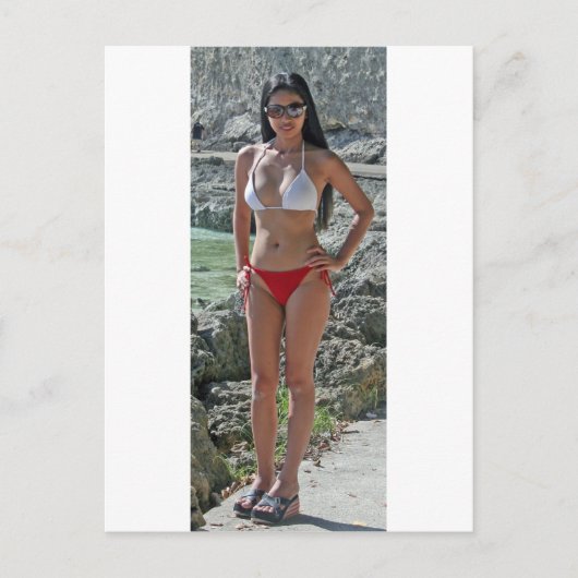 ボラカイの少女 ポストカード (正面)