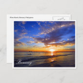 ボラカイサンセットブルー ポストカード (正面/裏面)