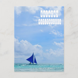 ボラカイパラセーリング ポストカード