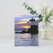 ボラカイビーチ（フィリピン） ポストカード (スタンド正面)