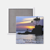 ボラカイビーチ（フィリピン） マグネット (正面/裏面)