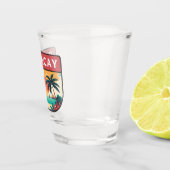 ボラカイフィリピンレトロエンブレム ショットグラス (右)