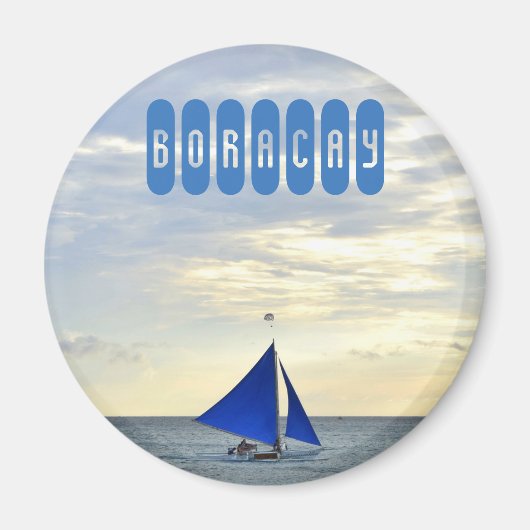 ボラカイホワイトビーチ(フィリピン) マグネット (正面)