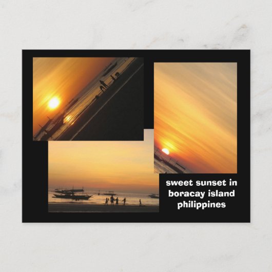 ボラカイ島 ポストカード (正面)