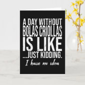 ボラス·クリオラスおもしろい·スポーツプレゼント カード (黄色い花)