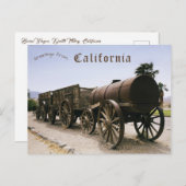 ボラックスワゴンデスバレーカリフォルニア ポストカード (正面/裏面)