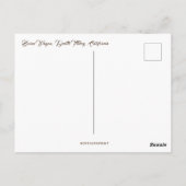 ボラックスワゴンデスバレーカリフォルニア ポストカード (裏面)