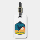 ボラピークアイダホサンライズ ラゲッジタグ (正面縦)