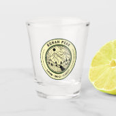 ボラピークアイダホハイキングスキー旅行 ショットグラス (正面)