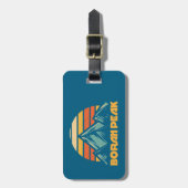 ボラピークレトロターコイズ ラゲッジタグ (正面縦)
