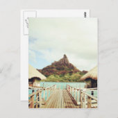 ボラボラで ポストカード (正面/裏面)