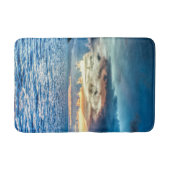 ボラボラの夕日、風景写真、 バスマット (正面)