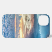 ボラボラの海景写真 iPhoneケース (裏面横)