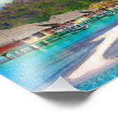 ボラボラの美しい小屋 フォトプリント            (角)