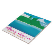 ボラボラの風景 タイル (側面)