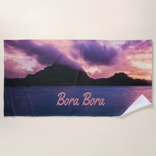 ボラボラサセアイランドビーチ ビーチタオル (正面)