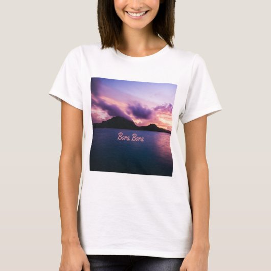 ボラボラサセアイランドビーチ Tシャツ (正面)