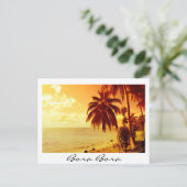 ボラボラサンセットポストカード ポストカード (スタンド正面)